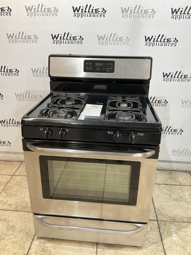 [97928] Frigidaire Used Natural Gas Stove 30inches (Stainless Steel) 