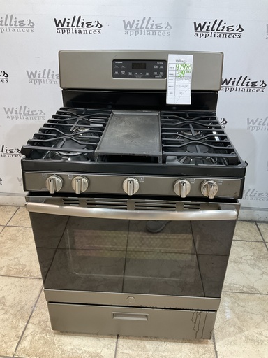 [97926] Ge Used Natural Gas Stove 30inches (Stainless Steel) 