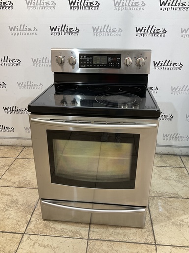 [97932] Samsung Used Electric Stove 220volts (40/50 AMP) 30inches {3 prong} (Stainless Steel) 