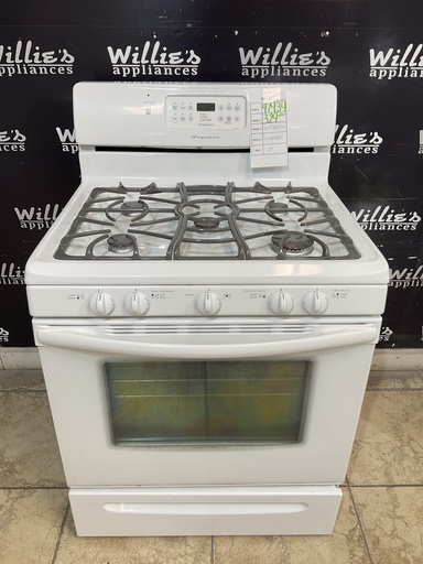 [97934] Frigidaire Used Natural Gas Stove 30inches (White) 