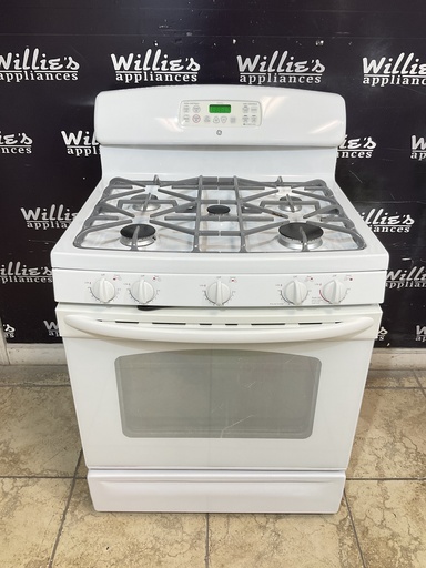[97943] Ge Used Natural Gas Stove 30inches (White) 