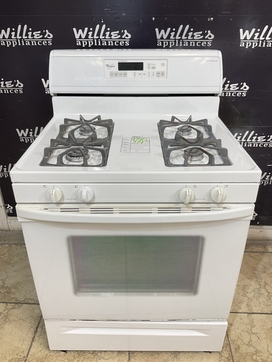 [97915] Whirlpool Used Natural Gas Stove 30inches (White) 