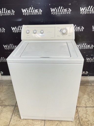 [97938] Whirlpool Used Washer Top-load 27inches (White) 