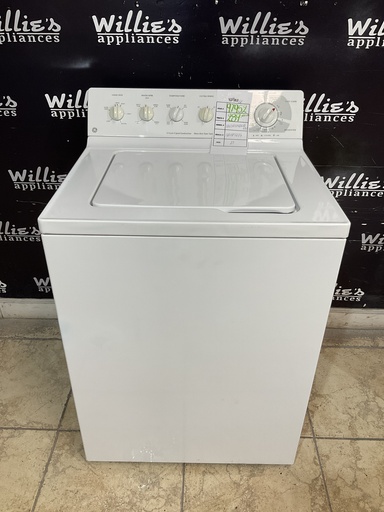 [97952] Ge Used Washer Top-load 27inches (White) 
