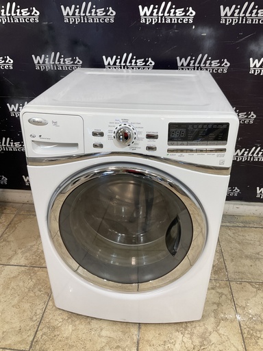 [97947] Whirlpool Used Washer Front- Load 27inches (White) 