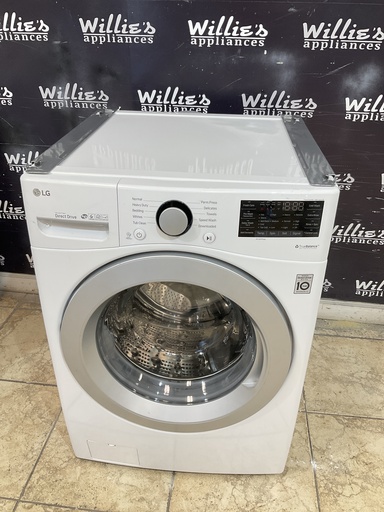 [97963] Lg Used Washer Front-load 27inches (White) 