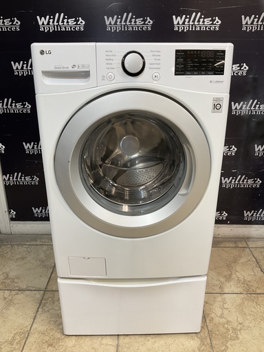 [97955] Lg Used Washer Front-load 27inches (White) 