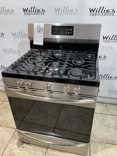 [97990] Frigidaire Used Natural Gas Stove 30inches (Stainless Steel) 