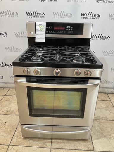 [97975] Lg Used Natural Gas Stove 30inches (Stainless Steel) 