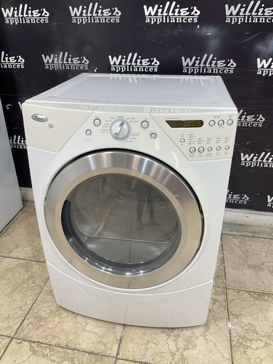 [97986] Whirlpool Used Electric Dryer 220volts (30 AMP) 27inches {4 prong} 