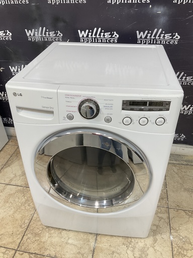 [97987] Lg Used Electric Dryer 220volts (30 AMP) 27inches {3 prong} (White) 