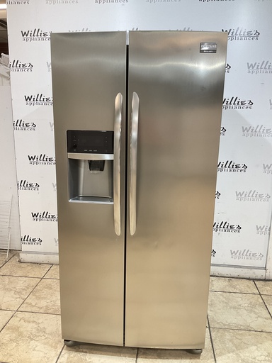 [98033] Frigidaire Used Refrigerator Side by Side 33x70 (Stainless Steel) 