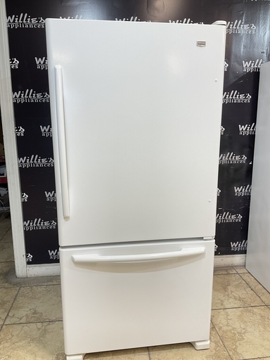 [98050] Maytag Used Refrigerator Top and Bottom Mount 33x68 1/2” (White) 