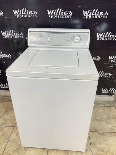 [98064] Amana Used Washer Top-load 25 1/2” (White) 