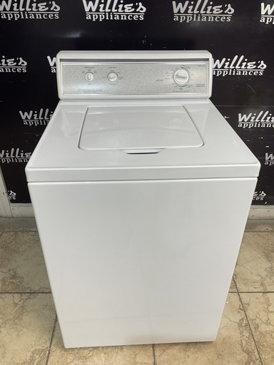 [98077] Amana Used Washer Top-load 25 1/2” inches (White) 
