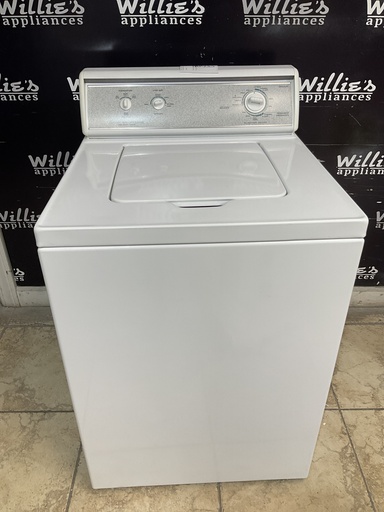 [98076] Amana Used Washer Top-load 25 1/2 inches (White)