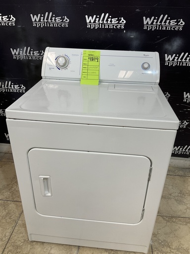 [98119] Whirlpool Used Electric Dryer 220volts (30 AMP) 29inches {3 prong} (White)