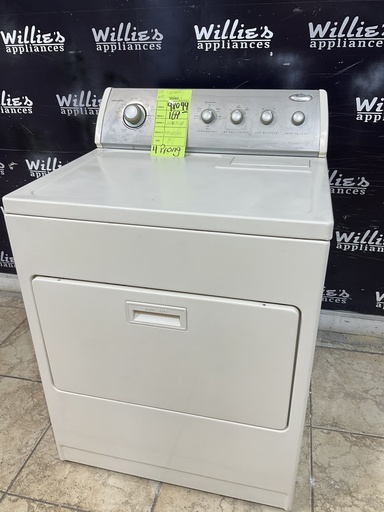 [98099] Whirlpool Used Electric Dryer 220volts (30 AMP) 29inches {4 prong} (Bisque) 