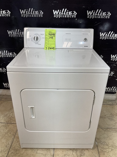 [98098] Kenmore Used Electric Dryer 220volts (30 AMP) 29inches {3 prong} 