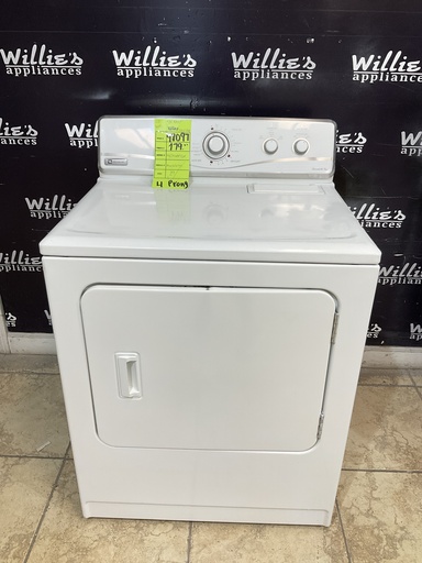 [98097] Maytag Used Electric Dryer 220volts (30 AMP) 29inches {4 prong} (White) 