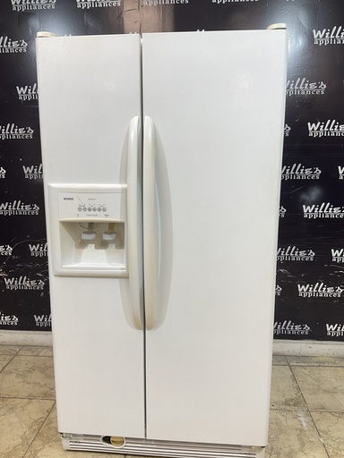 [98094] Kenmore Used Refrigerator Top and Bottom 36x69 (White) 