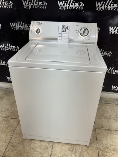 [98118] Whirlpool Used Washer Top-load 27inches (White) 