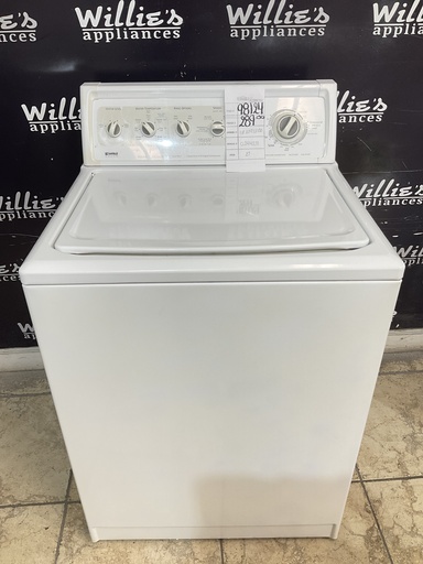 [98124] Kenmore Used Washer Top-load 27inches (White) 