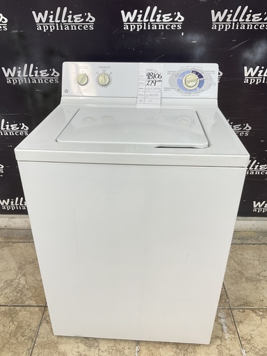 [98106] Ge Used Washer Top-load 27inches (White) 