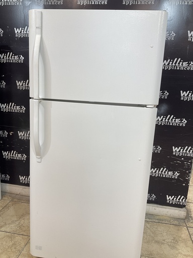 [98185] Kenmore Used Refrigerator Top and Bottom 30x66 (White) 