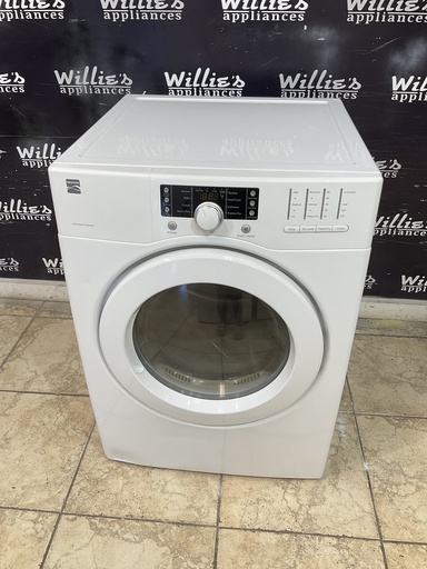 [98196] Kenmore Used Electric Dryer 220volts (30AMP) 27inches {4 prong} (White) 
