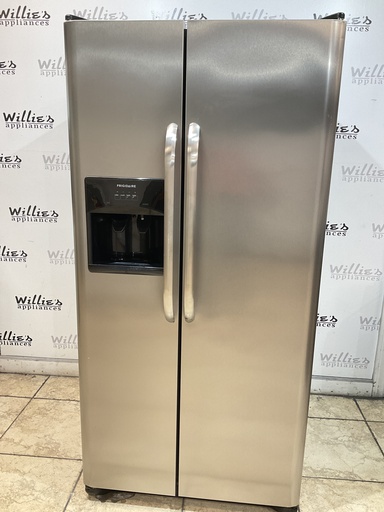 [98194] Frigidaire Used Refrigerator Side by Side 33x68 (Stainless Steel)