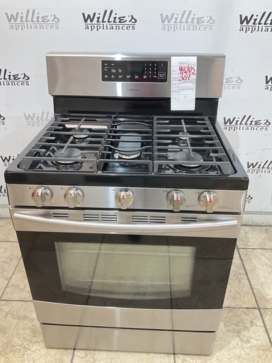 [98205] Samsung Used Natural Gas Stove 30inches (Stainless Steel) 