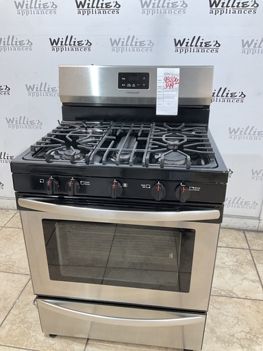 [98206] Frigidaire Used Natural Gas Stove 30inches (Stainless Steel) 