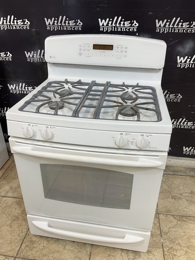 [98223] Ge Used Natural Gas Stove 30inches (White)