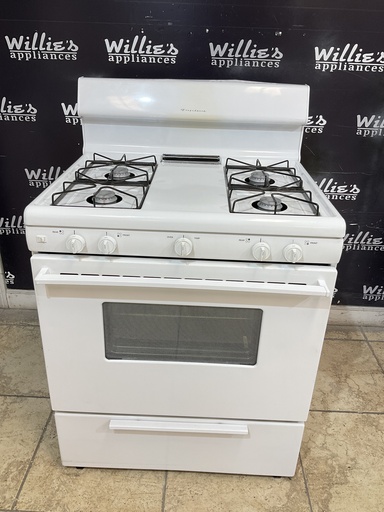 [98228] Frigidaire Used Natural Gas Stove 30inches (White) 