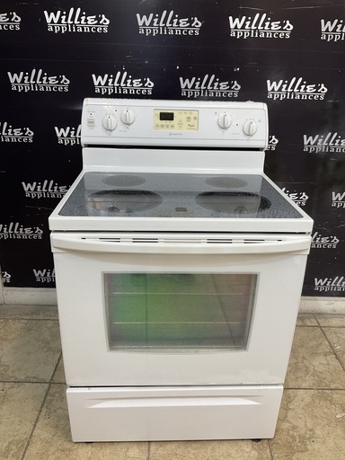 [98245] Whirlpool Used Electric Stove 220volts (40/50 AMP) 30inches {no cord} (White) 