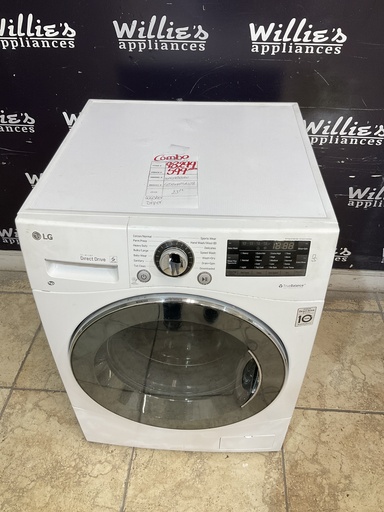 [98244] Lg Used Combo Washer-Dryer Front-load 23 1/2” (White) 