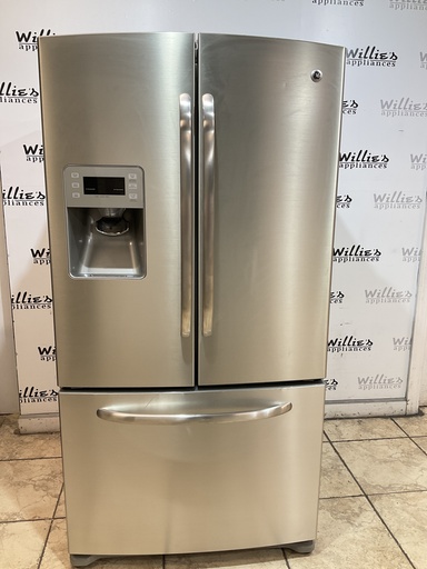 [98230] Ge Used Refrigerator French Door 36x70 1/2” (Stainless Steel) 