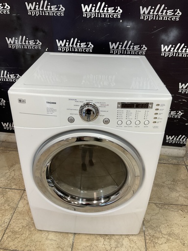 [98235] Lg Used Electric Dryer 220volts (30 AMP) 27inches {4 prong} (White) 