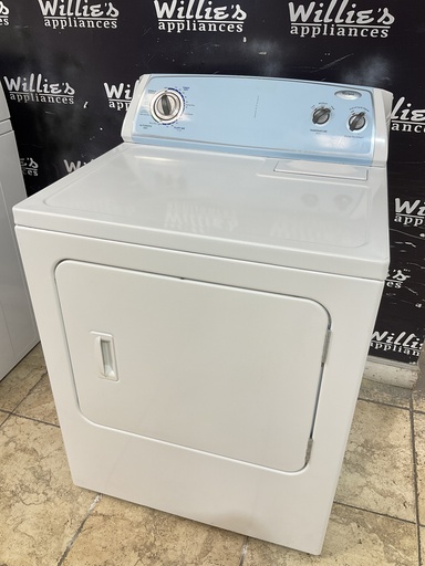 [98247] Whirlpool Used Electric Dryer 220volts (30 AMP) 29inches {3 prong} (White) 