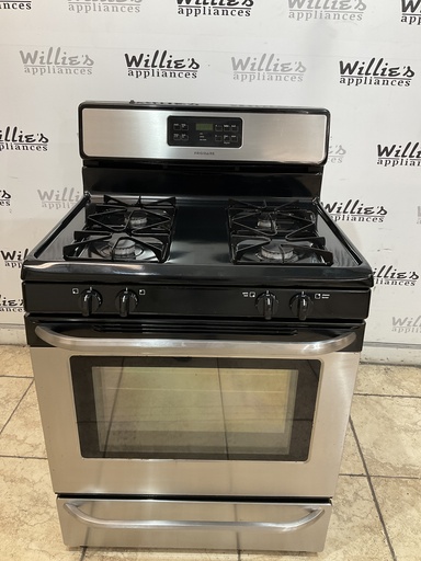 [98233] Frigidaire Used Natural Gas Stove 30inches (Stainless Steel) 