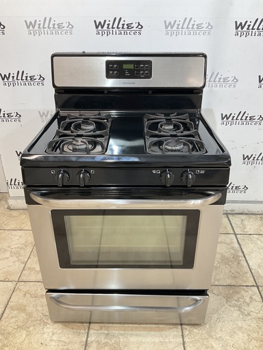 [98254] Frigidaire Used Natural Gas Stove 30inches (Stainless Steel) 