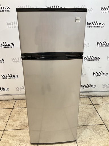 [98240] Avanti Used Refrigerator Top and Bottom 21 1/2” x 55 1/2” (Stainless Steel) 