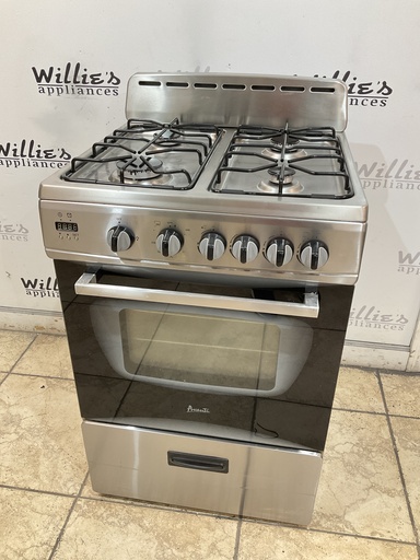 [98253] Avanti Used Natural Gas Stove 23 1/2” (Stainless Steel)