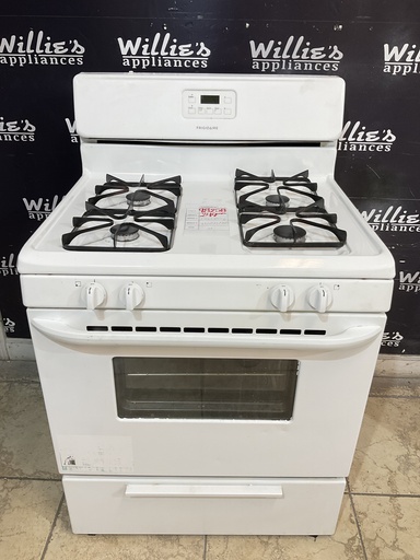 [98258] Frigidaire Used Natural Gas Stove 30inches (White) 