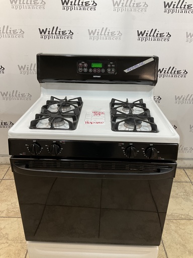 [98266] Hotpoint Used Gas Propane Stove 30inches (White/Black)