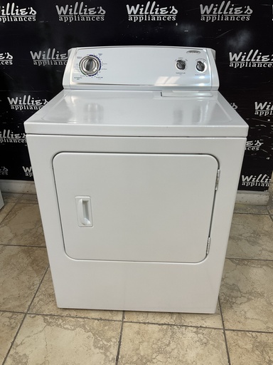 [98284] Whirlpool Used Electric Dryer 220volts (30 AMP) 29inches {3 prong} (White) 