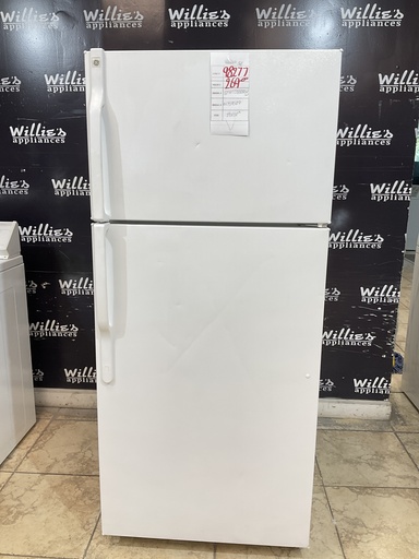 [98277] Ge Used Refrigerator Top and Bottom 28x64 1/2” (White)