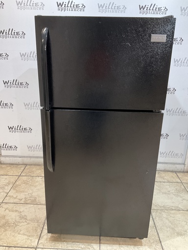 [98295] Frigidaire Used Refrigerator Top and Bottom 28x59 1/2” (Black)