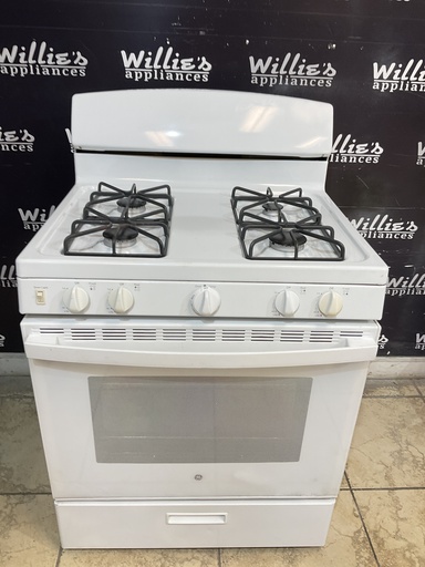 [98283] Ge Used Natural Gas Stove 30inches. (white)